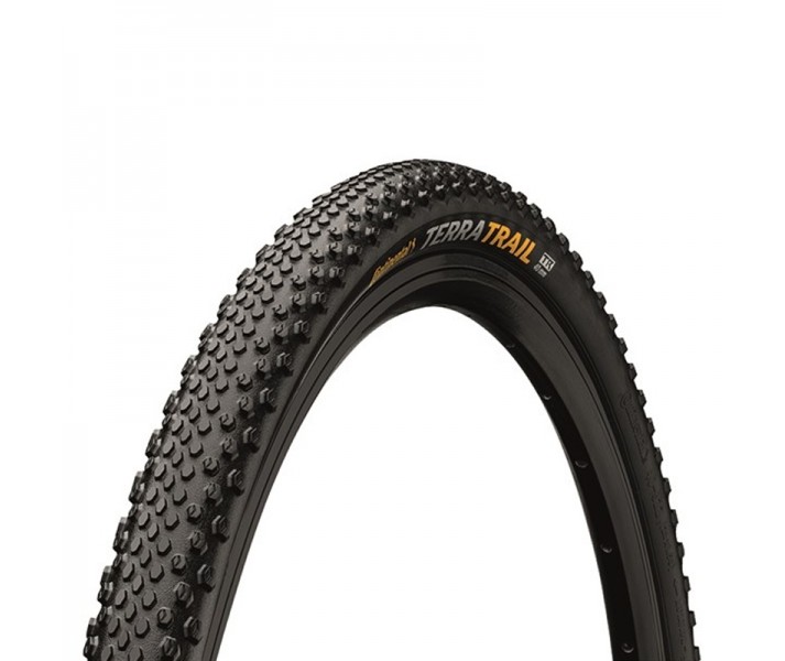 Cubierta Continental Terra Trail 28X1.35 Shieldwall Puregrip Tubeless Plegable Negro/Marron 35-622