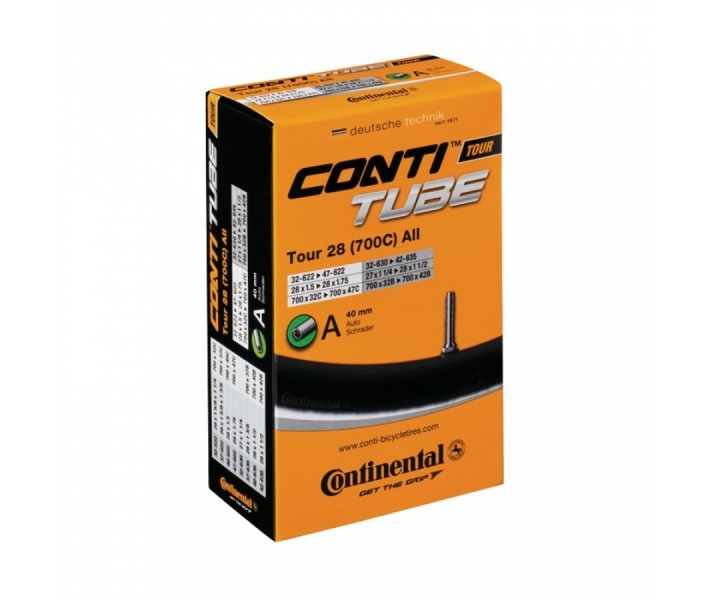 Camara Continental Tour 28X1.25-1.75 V.Standard 40 Mm (50 Unidades)