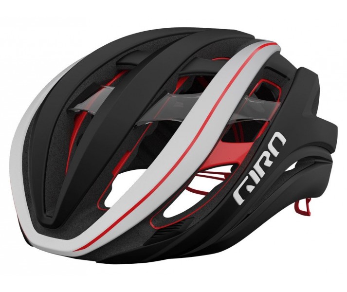 Casco Giro AETHER SPHERICAL Negro/Blanco/Rojo