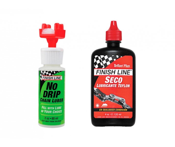 Lubricante Combo No Drip + Lubricante Seco Finish Line 120 ml |126.00362|