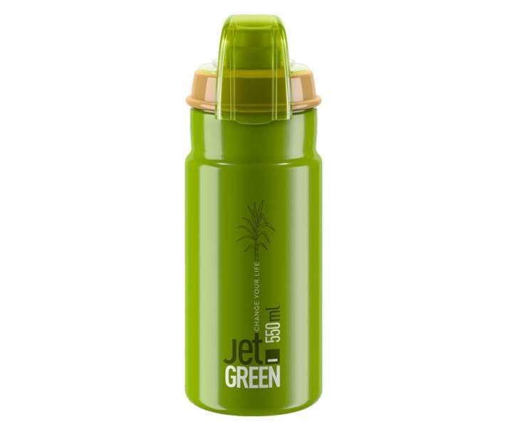 Bidón Elite Jet Green Plus Olive 550Ml Verde Oliva/Blanco