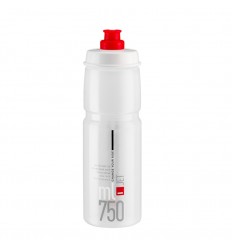 Bidón Elite Jet Plus 750Ml Blanco Logo Rojo