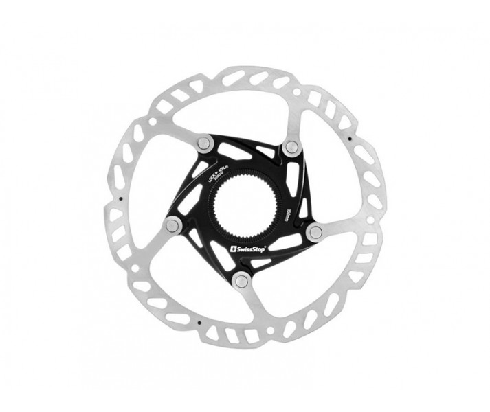 Disco Freno Swissstop Catalyst Race Centerlock 160Mm Plata/Negro