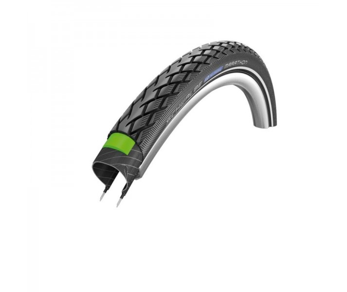 Cubierta Schwalbe Marathon 18X1.65 Greenguard Hs420 Twinskin Perf. Line Endurance Rigida Neg. 44-355