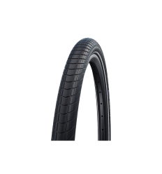 Cubierta Schwalbe Big Apple 26X2.15 K-Guard Hs430 Twinskin Rigida Negro Con Reflectante 55-559