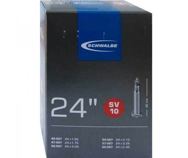 Camara Schwalbe 24X1.75-2.35 Valvula Presta 40 Mm