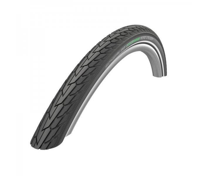 Cubierta Schwalbe Road Cruiser 16X1.75 K-Guard Green Compound Hs484 Twinskin Rig. Neg Reflect 47-305