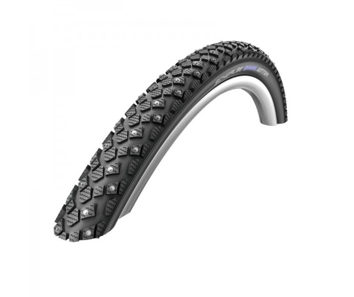 Cubierta Schwalbe Marathon Winter Plus 20X2.15 Hs396 S-Guard 144 Clavos Wic Pleg.Negro Refl. 55-406