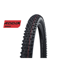 Cubierta Schwalbe Rocket Ron 26X2.35 Hs438 Evo Super Race Tubeless Addix Speed Plegable Negro 60-559