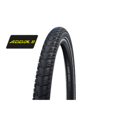 Cubierta Schwalbe Energizer Plus Tour 28X1.75 Hs485 Perf. Twinskin Greenguard Rigida Neg.Ref. 47-622