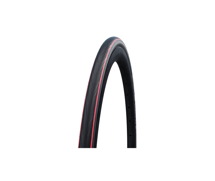 Cubierta Schwalbe Lugano Ii 700X25C Hs471 Active Line K-Guard Sic Rigida Negro/Rojo 25-622