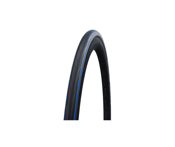 Cubierta Schwalbe Lugano Ii 700X25C Hs471 Active Line K-Guard Sic Rigida Negro/Azul 25-622