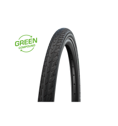 Cubierta Schwalbe Road Cruiser Plus 24X1.75 Hs484 Active Punctureg. Twinskin Rigida Negr Refl.47-507