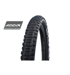 Cubierta Schwalbe Johnny Watts 27.5X2.60 Hs604 Perf Snakeskin Raceguard Addix Plegable Negro 65-584