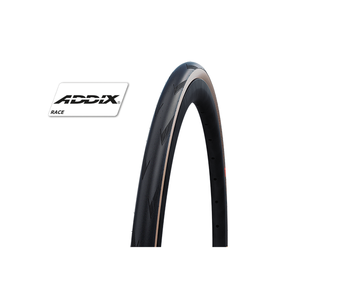 Cubierta Schwalbe Pro One 700X25C Hs493A Evo V-Guard Addix Race Plegable Negro/Translucido 25-622