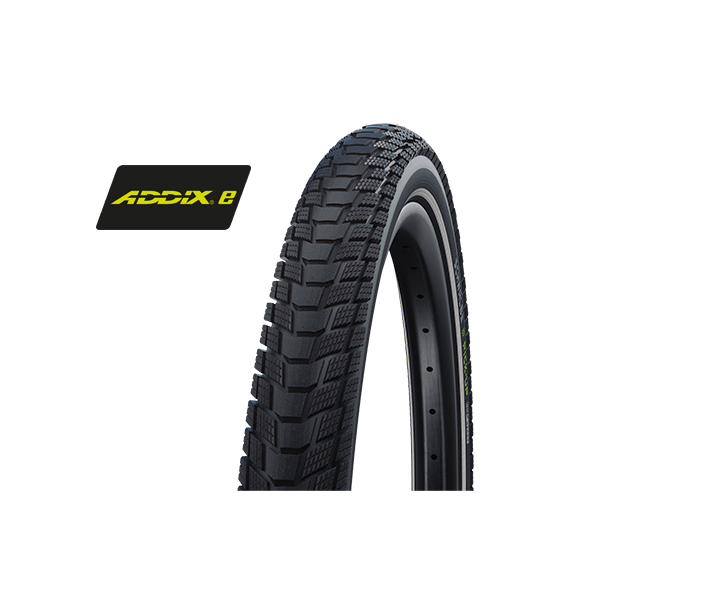 Cubierta Schwalbe Pick-Up 20X2.15 Hs609 Perf Twinskin Super Defense Addix E Rigida Negro Refl 55-406