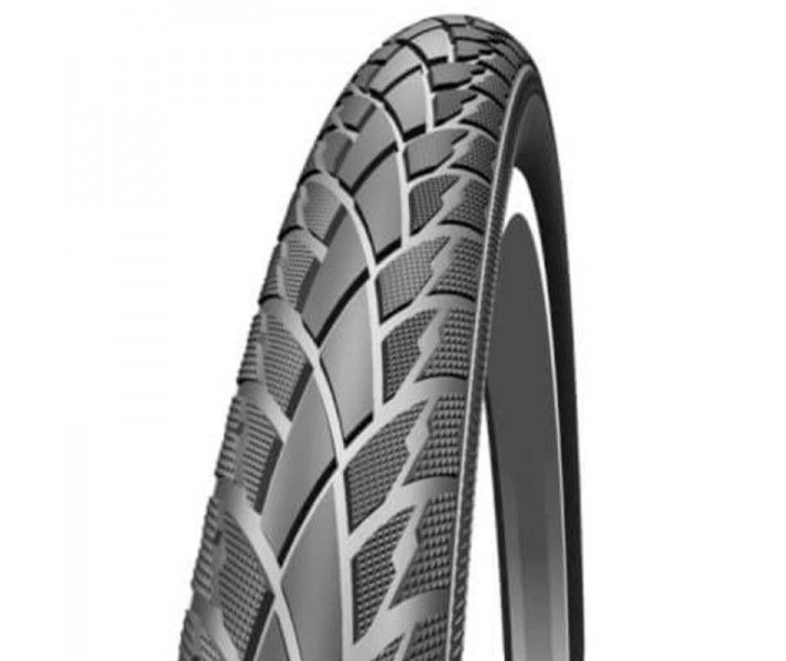 Cubierta Schwalbe Standard 12 1/2X1.75 Hs140 Active Line K-Guard Twinskin Rigida Neg/Blanco (47-203)