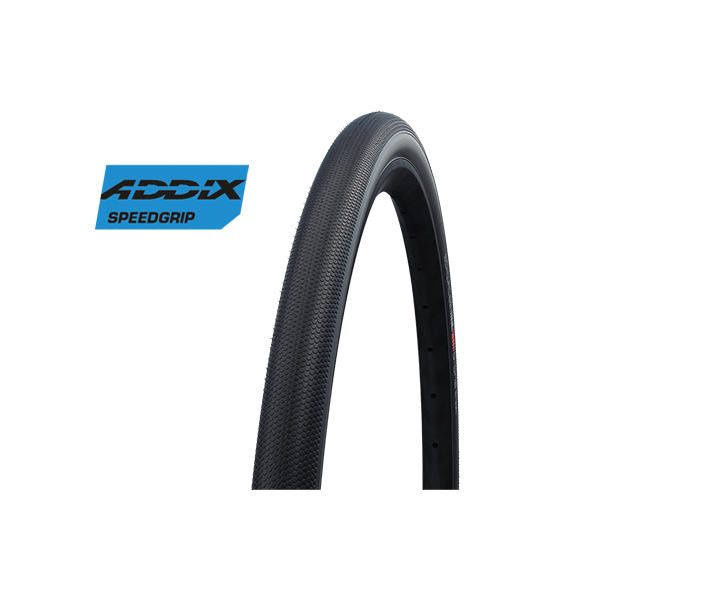 Cubierta Schwalbe G-One Speed 27.5X1.20 Hs472 Performance Raceguard Addix Tubeless Pleg.Negro 30-584