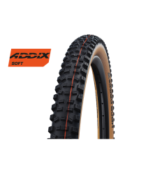 Cubierta Schwalbe Hans Dampf 27.5X2.35 Hs491 Evo Supertrail Addix Soft Tubel. Pleg.Neg/Marron 60-584