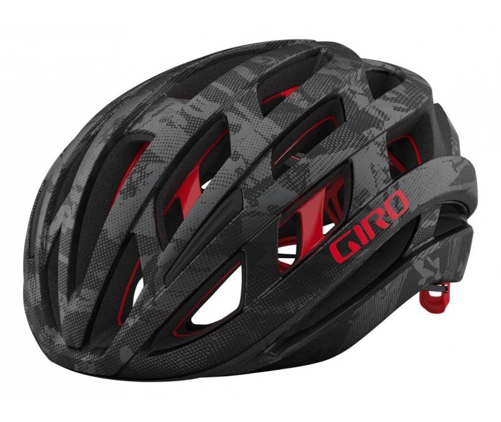 Casco de carretera Giro HELIOS SPHERICAL Negro Mate / Gris