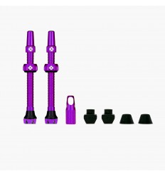 Juego Valvulas Muc-Off V2 Tubeless 44 Mm Morado