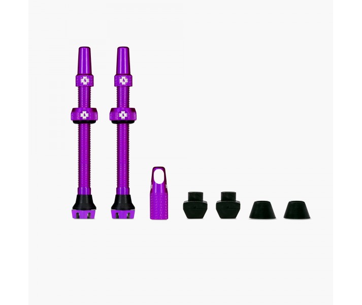 Juego Valvulas Muc-Off V2 Tubeless 44 Mm Morado