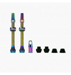 Juego Valvulas Muc-Off V2 Tubeless 60 Mm Arcoiris