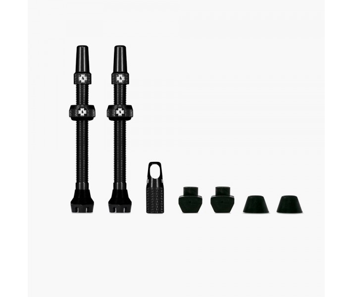 Juego Valvulas Muc-Off V2 Tubeless 60 Mm Negro