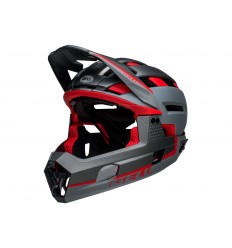 Casco Bell Super Air R Spherical Rojo/Gris Mate