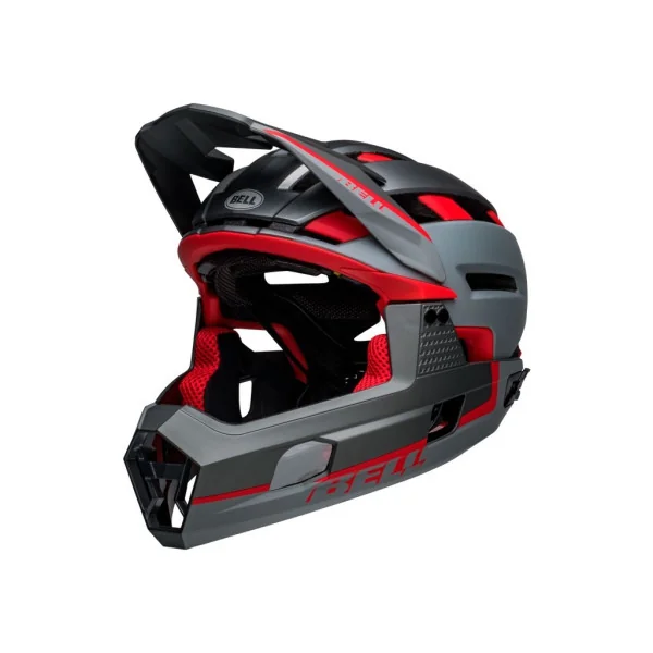 Casco Bell Super Air R Spherical Rojo/Gris Mate