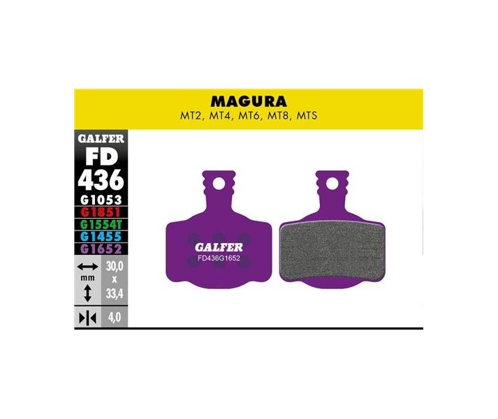 Pastillas de Freno Galfer E-bike Magura MT2,MT4,MT6,MT8,MTS