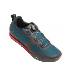 Zapatillas Giro TRACKER Azul Grisáceo/Rojo