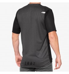 Camiseta 100% Airmatic Negro/Charcoal