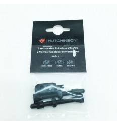 Juego Valvulas Tubeless Hutchinson 44Mm Negro