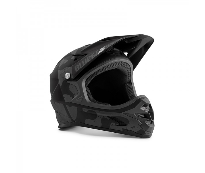 Casco Bluegrass Intox Negro Camuflaje Mate