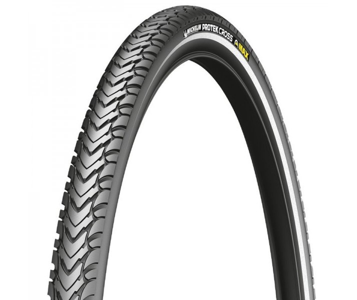 Cubierta Michelin 26X1.85 Protek Cross Max Flanco Reflectante