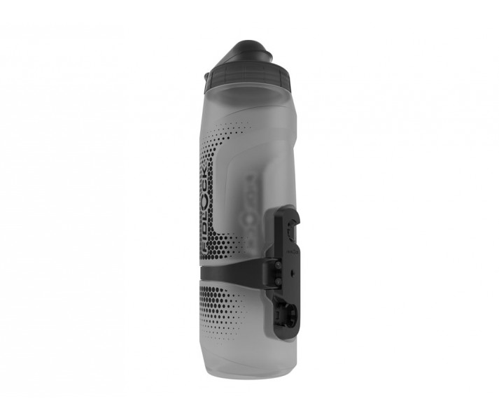 Bidón Fidlock TWIST 800 ml Transparente / Negro + Conector