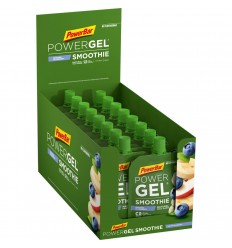 Caja Geles PowerBar PowerGel Smoothies Plátano Arándano 16 ud * 90 gr