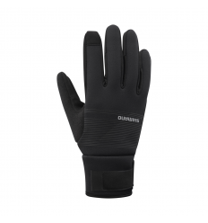 Guantes Shimano Térmicos Cortavientos Negro