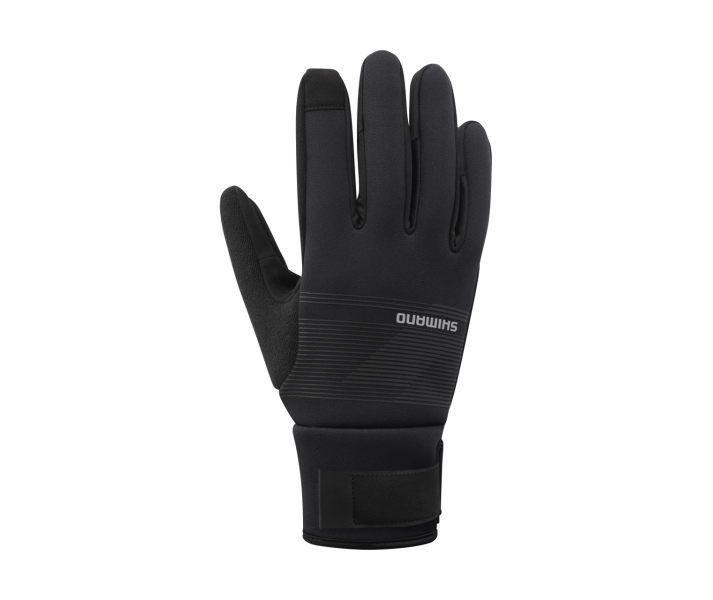 Guantes Shimano Térmicos Cortavientos Negro