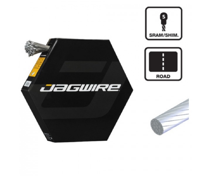 Cable Freno Jagwire Carretera Slick Stain 1.5x2000mm 100pcs Sram-Shimano