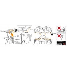 Bolsa Sillín Ortlieb SeatPack QR 13L Negro Mate