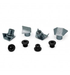 Kit Tornillos/Tuercas Plato Absolute Black Dura-Ace 9100 Gris