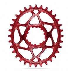 Plato Absolute Black Sram DM Boost 148 Oval 3mm Offset Rojo