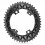 Plato Absolute Black Oval Gravel Sub-compact 11104 BCD 2x para Shimano