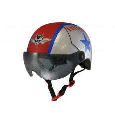 Casco C-Preme Raskullz Child 5+ Aviador Gris