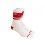 Calcetines Crankbrothers Icon MTB Splatter Blanco-Rojo