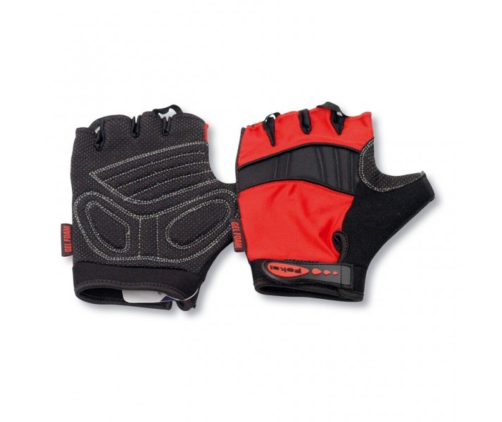 Guantes Pokal 134 Gel Rojo / Negro