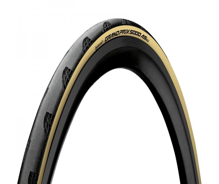 Cubierta Continental Grand Prix 5000S 700X25 Tubeless Ready Plegable Negro/Crema