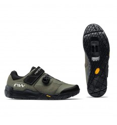 Zapatillas Northwave Overland Plus Verde Oscuro